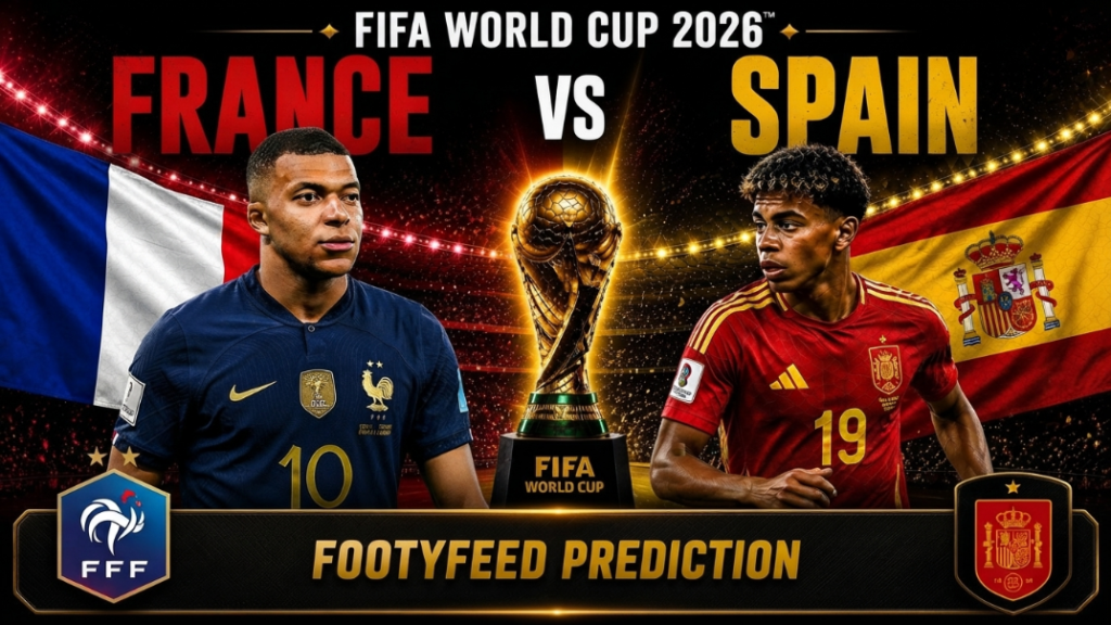 France vs Spain FIFA World Cup 2026 quarter-final prediction